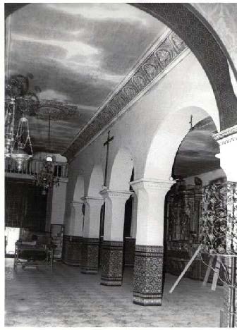 Interior de la Ermita antes de su remodelación.